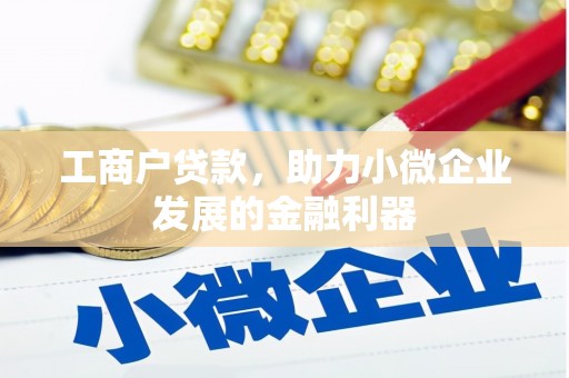 七台河工商户贷款，助力小微企业发展的金融利器