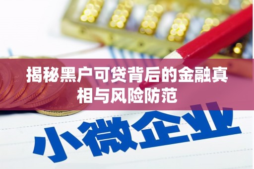 七台河揭秘黑户可贷背后的金融真相与风险防范