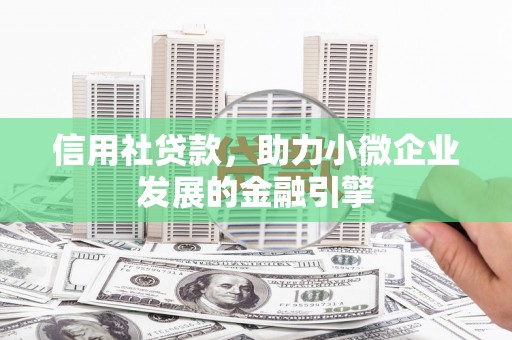 七台河信用社贷款，助力小微企业发展的金融引擎