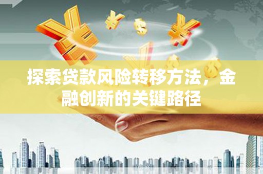 七台河探索贷款风险转移方法，金融创新的关键路径