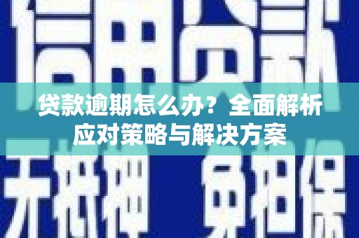 七台河贷款逾期怎么办？全面解析应对策略与解决方案