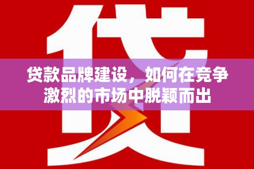 七台河贷款品牌建设，如何在竞争激烈的市场中脱颖而出