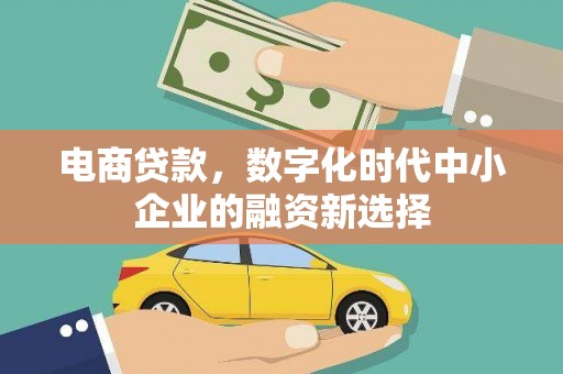 七台河电商贷款，数字化时代中小企业的融资新选择