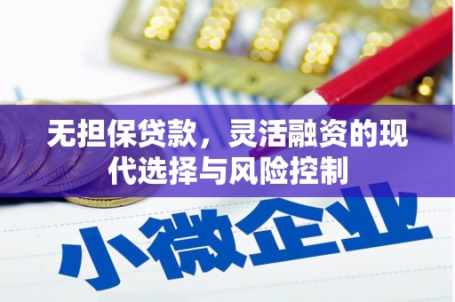七台河无担保贷款，灵活融资的现代选择与风险控制