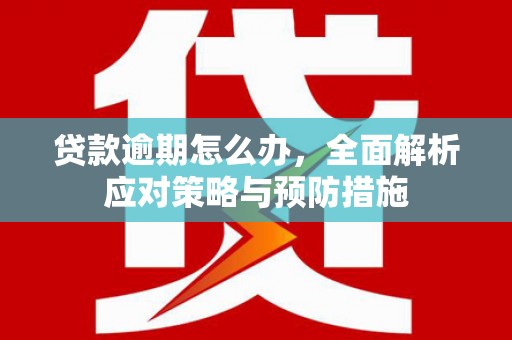七台河贷款逾期怎么办，全面解析应对策略与预防措施
