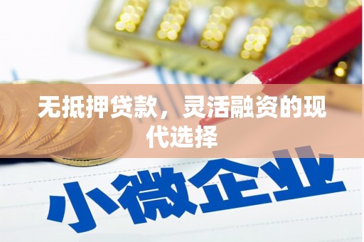 七台河无抵押贷款，灵活融资的现代选择