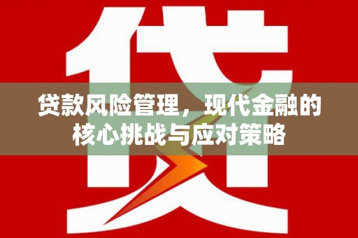 七台河贷款风险管理，现代金融的核心挑战与应对策略